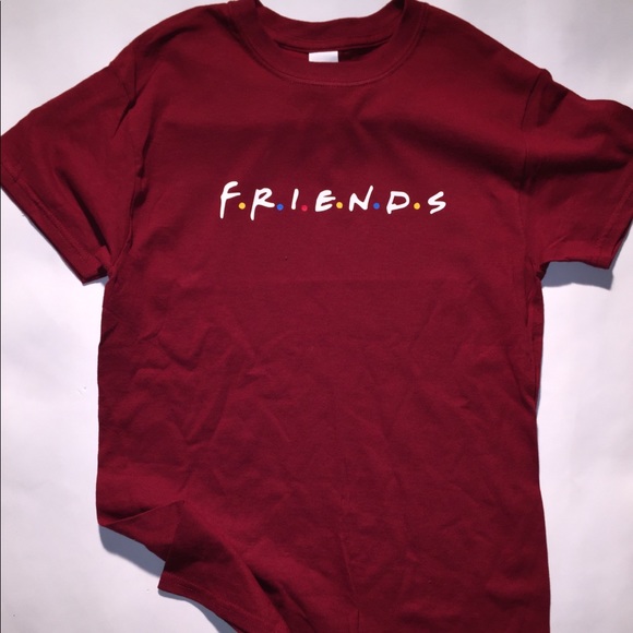 Red friends shirt Clearance